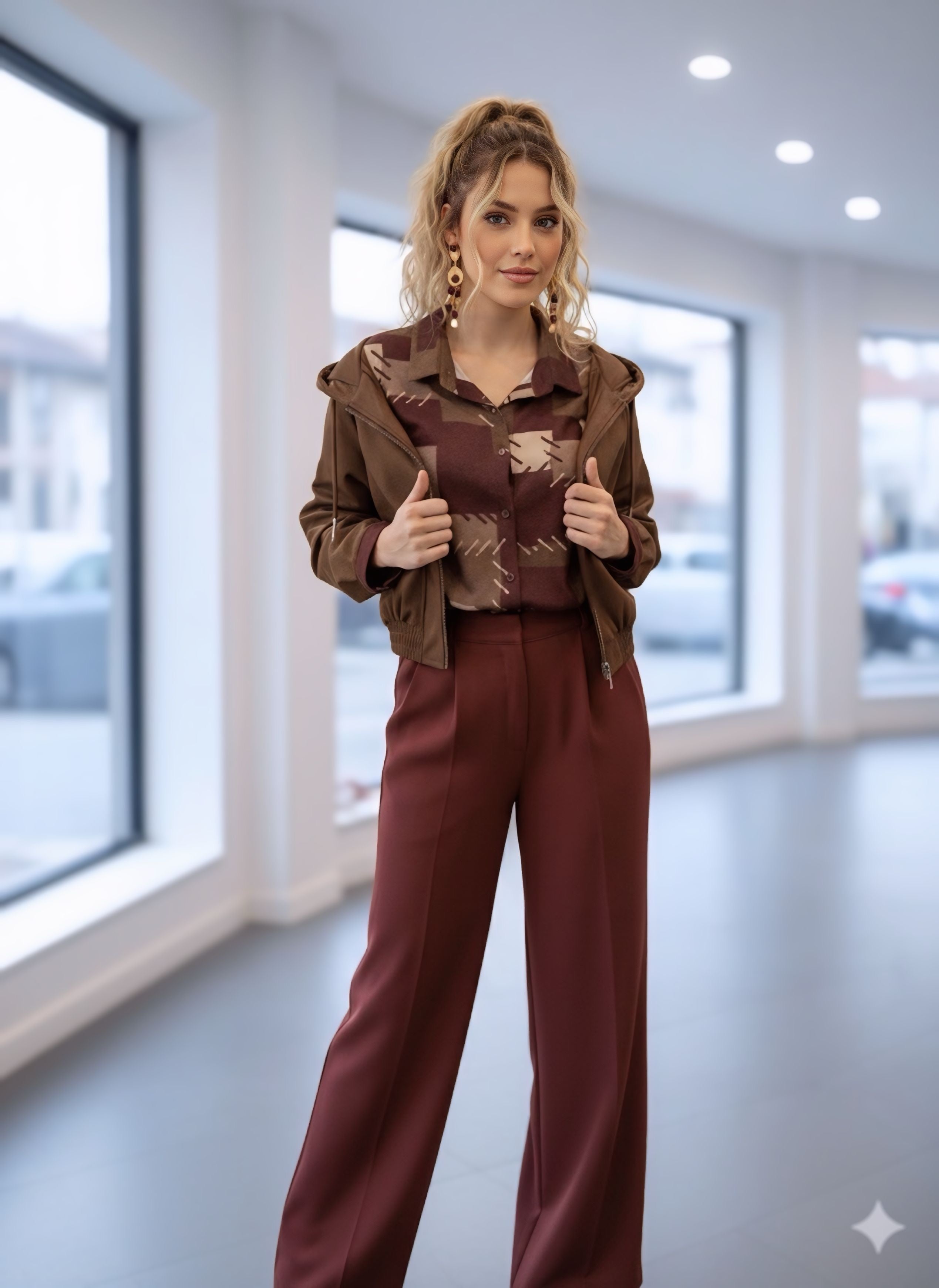 BOMBER TESSUTO ALCANTARA