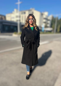 MAXI-CAPPOTTO IN TESSUTO