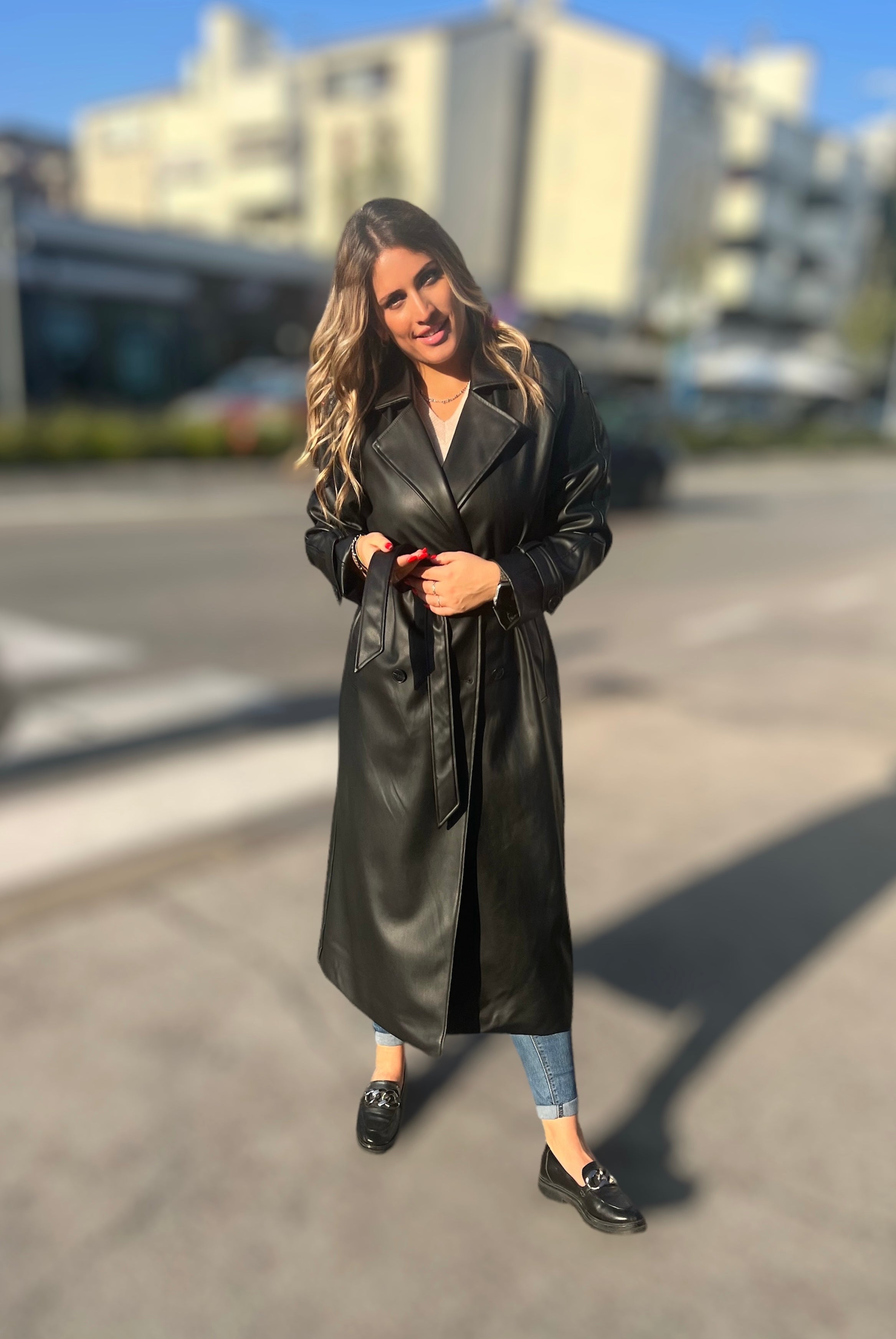 MAXI-CAPPOTTO ECOPELLE
