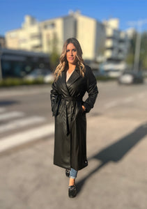 MAXI-CAPPOTTO ECOPELLE