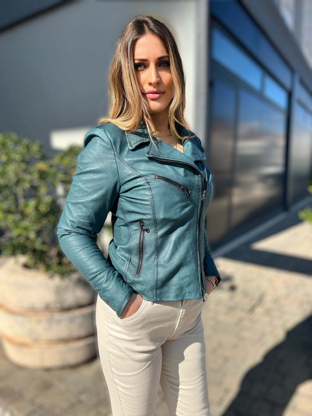 GIACCA IN VERA PELLE NAPPA