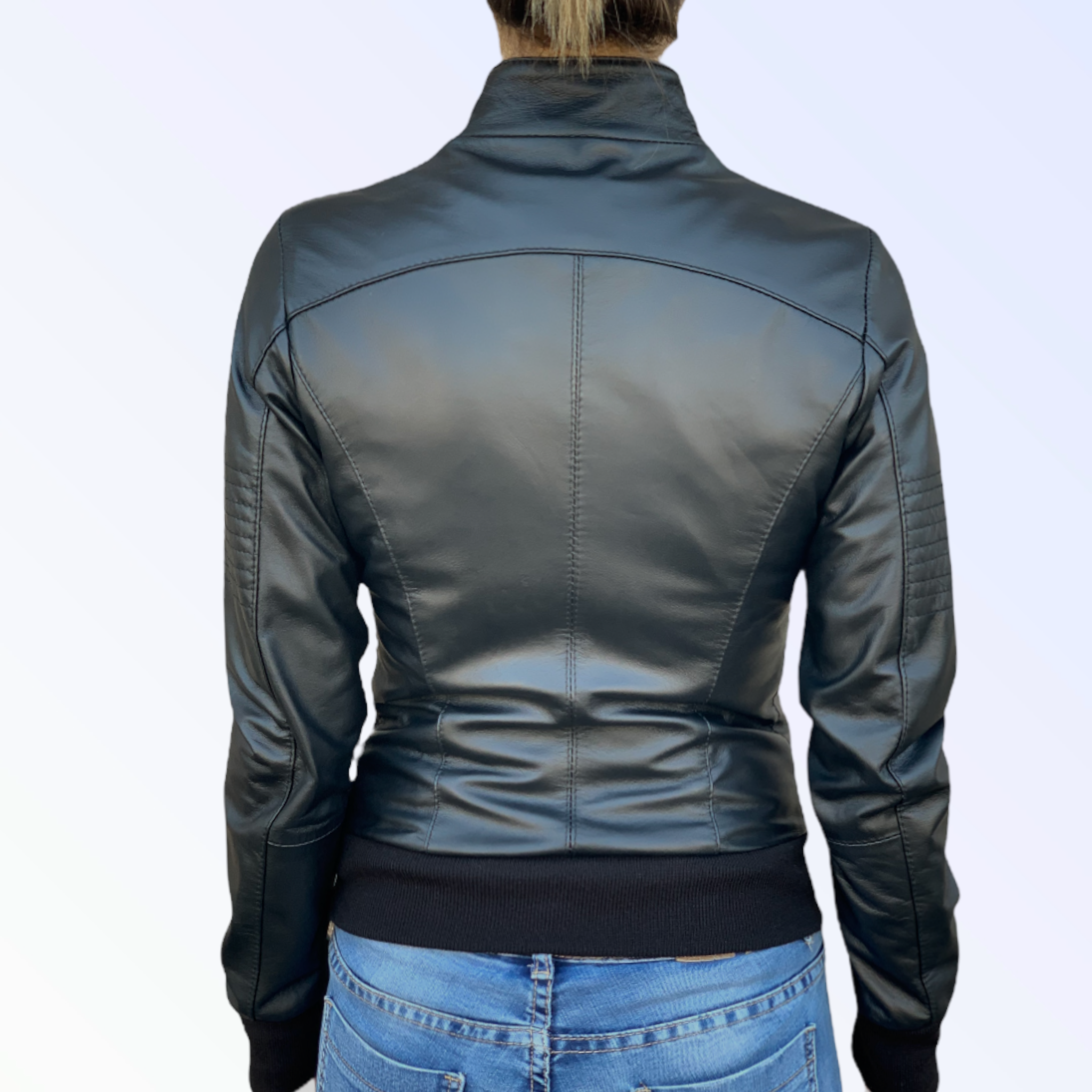 KARIM-BOMBER IN VERA PELLE