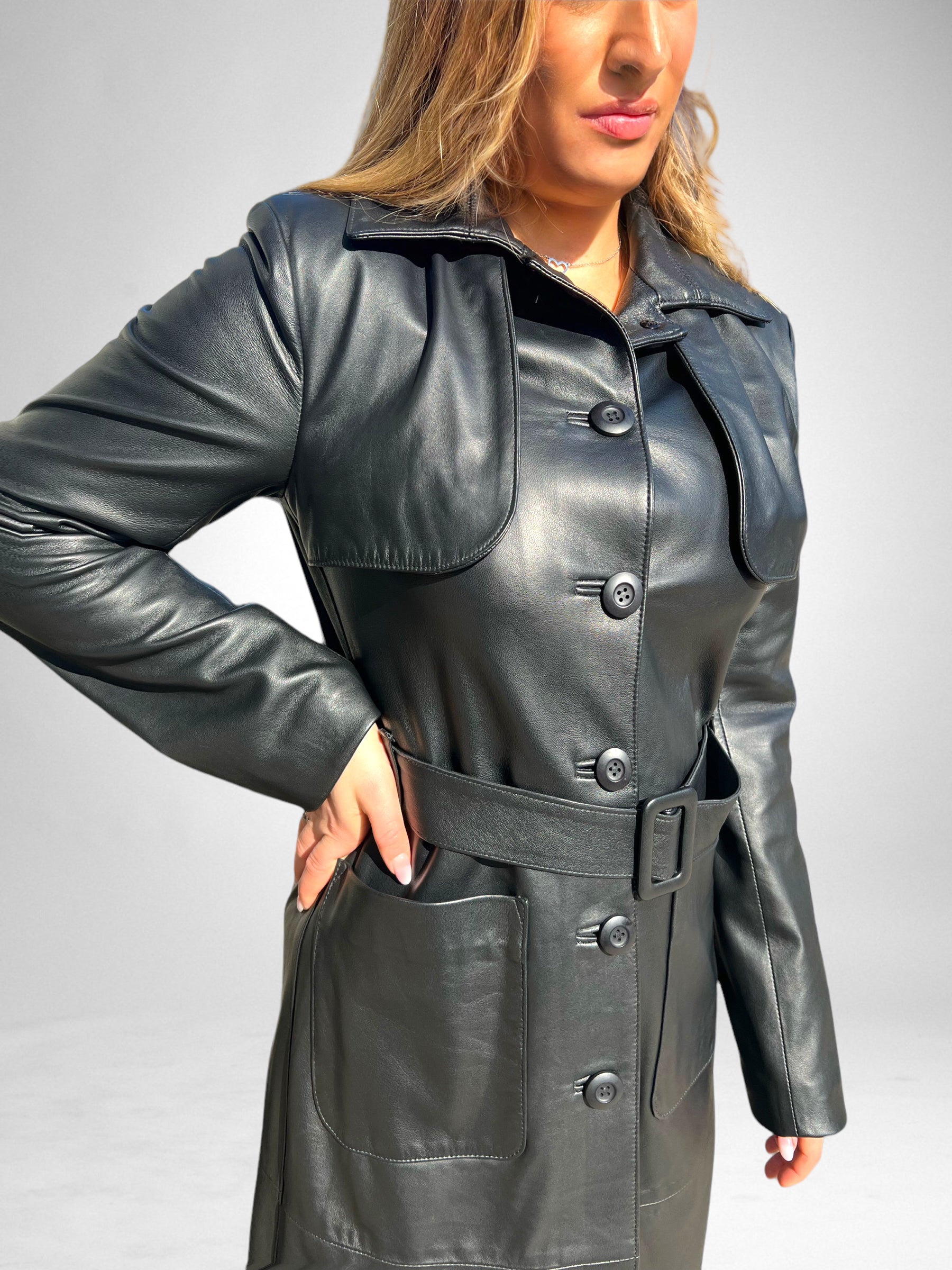 CAPPOTTO IN PELLE NAPPA